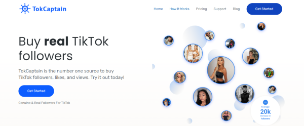 Tokcaptain - outil d'automatisation de tiktok