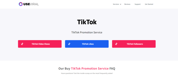 useviral - tiktok อัตโนมัติ