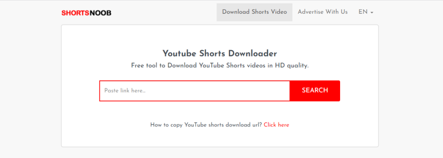 ShortsNoob - downloader di cortometraggi di YouTube