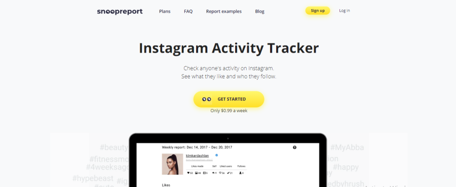 Snoop Report - Tracciatore di follower di Instagram