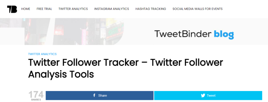 Tweet Binder - трекер подписчиков в твиттере