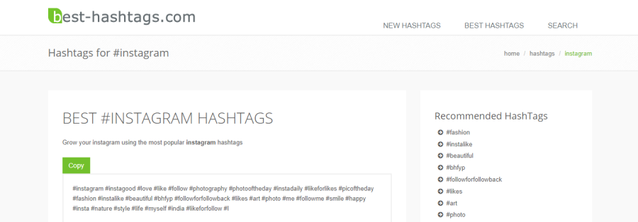 Beste Hashtags