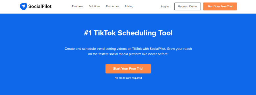 SocialPilot - ตัวกำหนดตารางเวลา TikTok