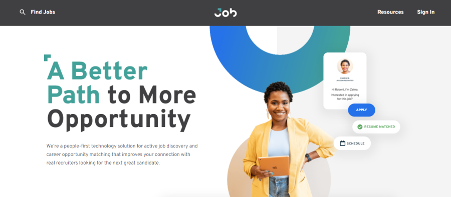 Job.com - مواقع مثل بالفعل