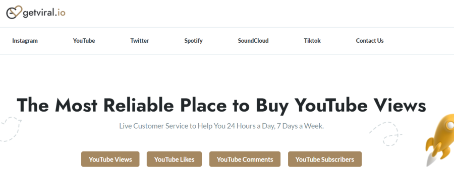GetViral - Comprar visualizações do YouTube