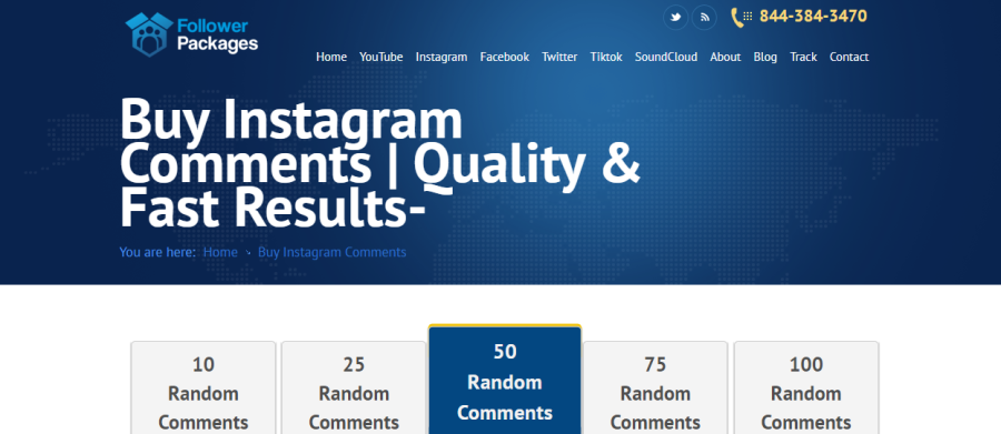 FollowerPackagers - Acheter des commentaires Instagram