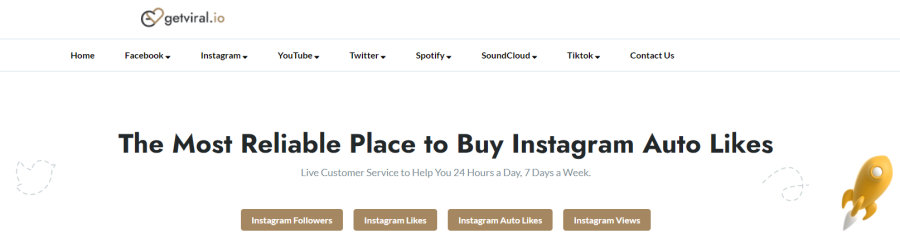 GetViral - Acquista Mi piace automatici di Instagram