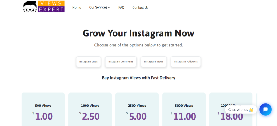 Views Expert - ซื้อมุมมอง instagram