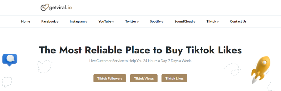 GetViral.io - أفضل المواقع التي يحبها tiktok
