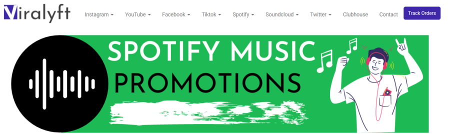 Viralyft - ซื้อผู้ติดตาม Spotify