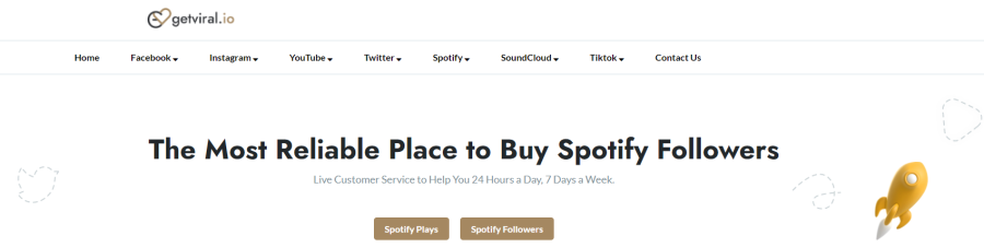 GetViral-Spotifyフォロワーを購入する