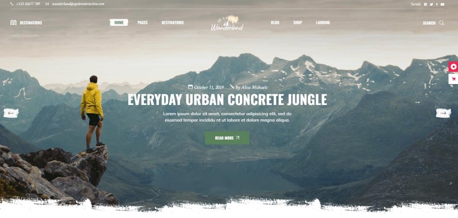 Wanderland bestes WordPress-Theme