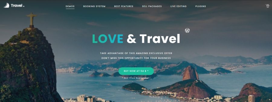 Love Travel - Tema de călătorie WordPress