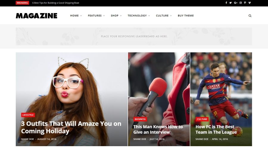 CheerUp лучшая тема WordPress