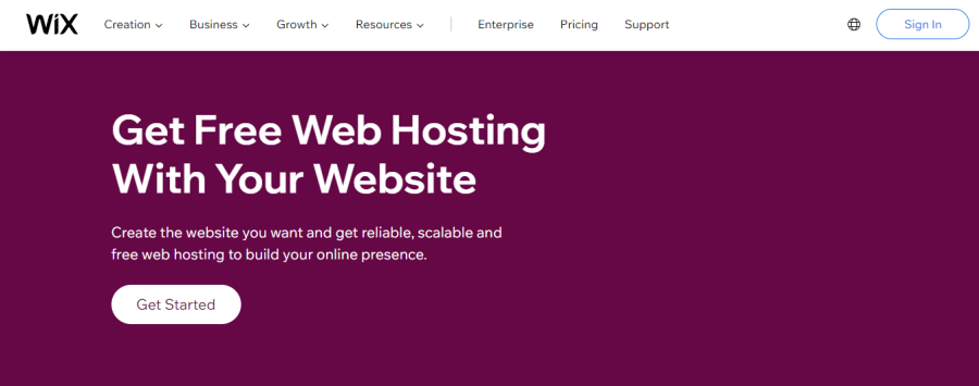 WIX - Hosting web WordPress