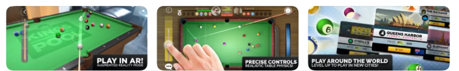 Kings Of Pool: 8 Bola Online - Game augmented reality