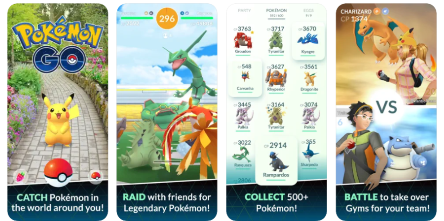 Pokémon Go - Juegos de realidad aumentada