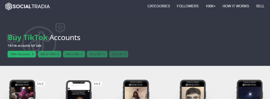 Social Tradia - sprzedaj konto tiktok