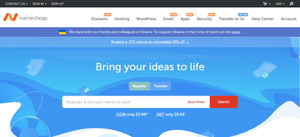 NameCheap - Flippa alternatifi