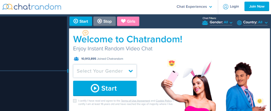 Chatrandom - Omegle gibi siteler