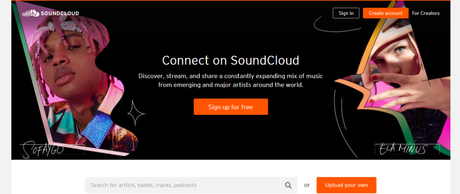 SoundCloud - alternativa ao Spotify