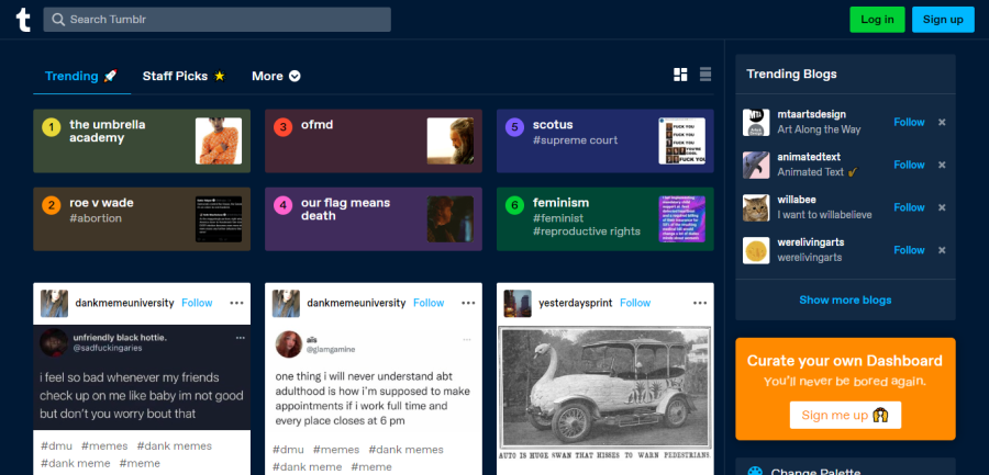 Tumblr - Alternative a Twitter