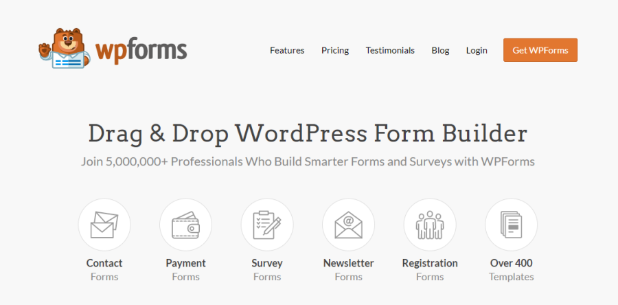 WPForms - plugin wordpress terbaik