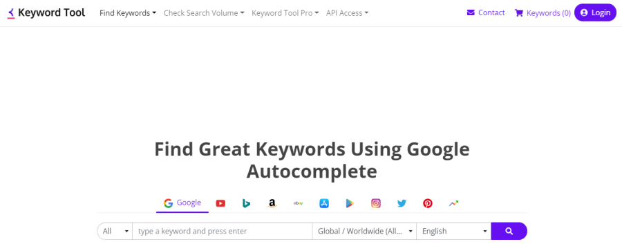 Keywordtool.io