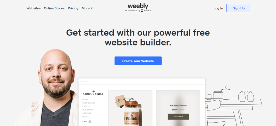 Weebly — альтернатива WordPress