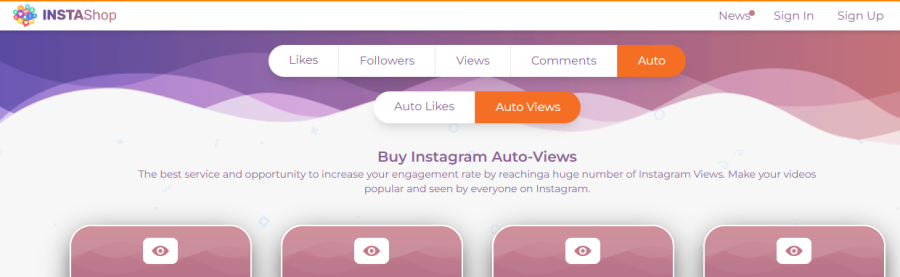 インスタショップ-インスタグラムの自動ビューを購入する