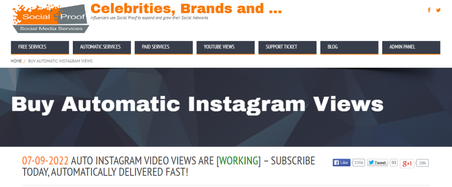 社会的証明-Instagramの自動ビューを購入する