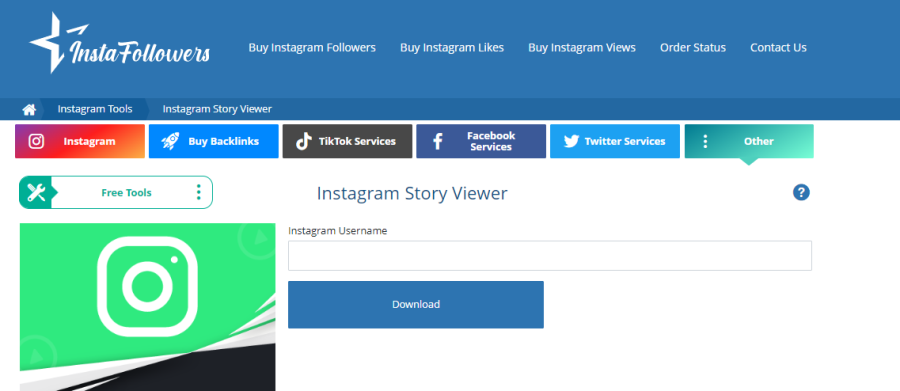 InstaFollowers - visualizzatore di storie di Instagram