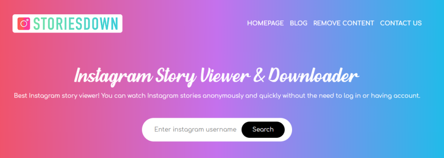 Stories Down - visor de historias de instagram