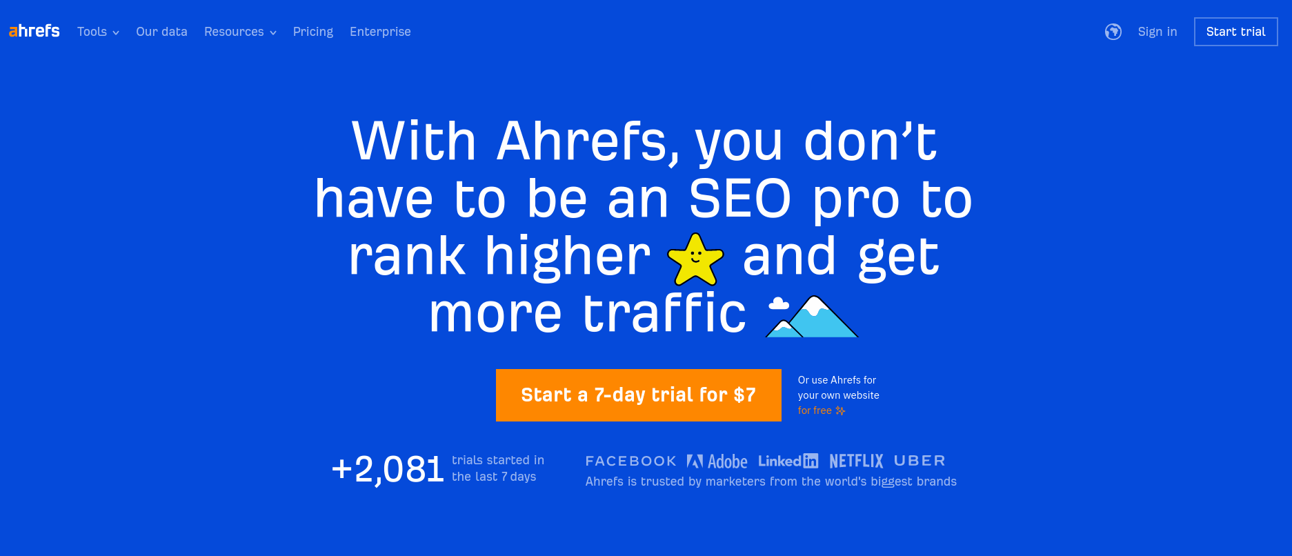 Ahrefs — Инструмент №5