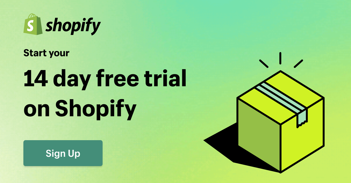 Shopify 14 Prova gratuita