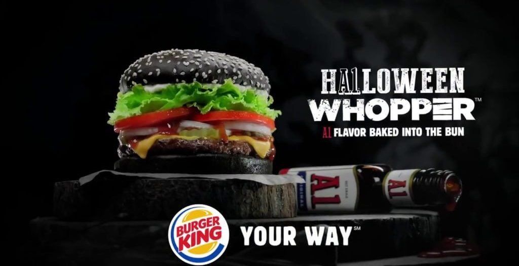 Burger King Cadılar Bayramı Whopper