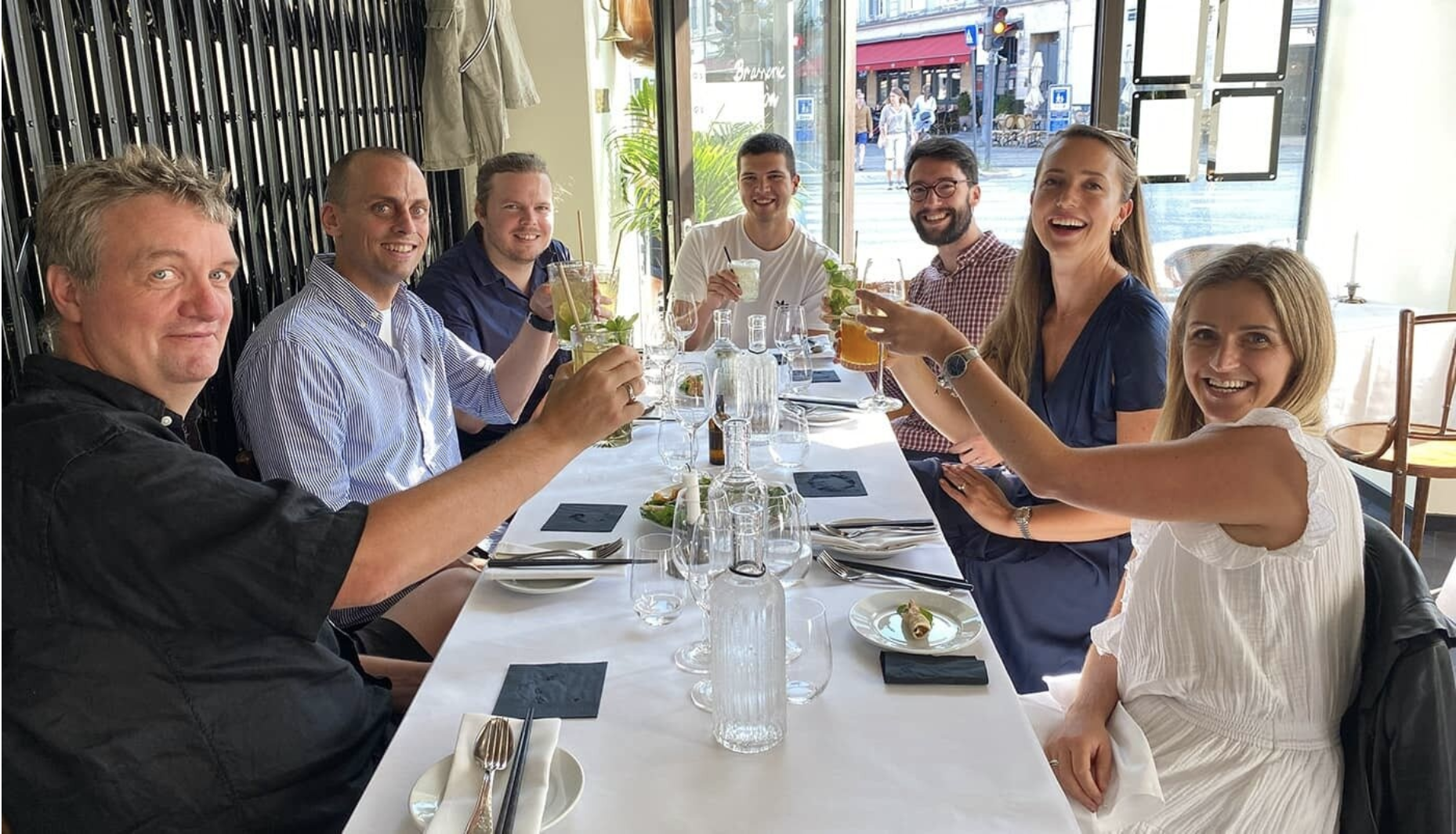 almuerzo del equipo dreamdata