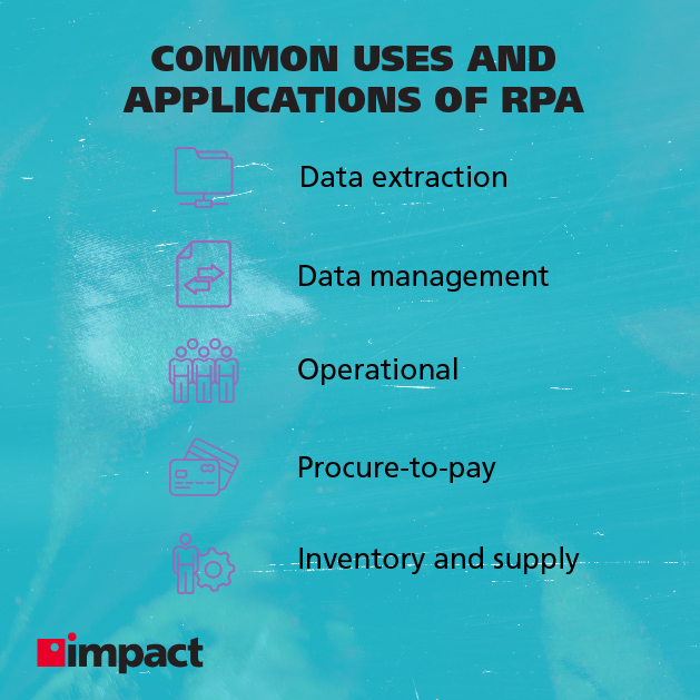 Penggunaan umum dan aplikasi RPA