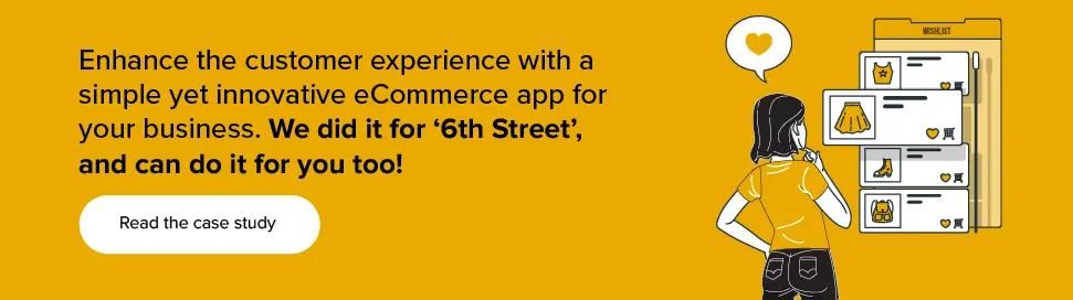 6th Street ecommerce app by Appinventiv