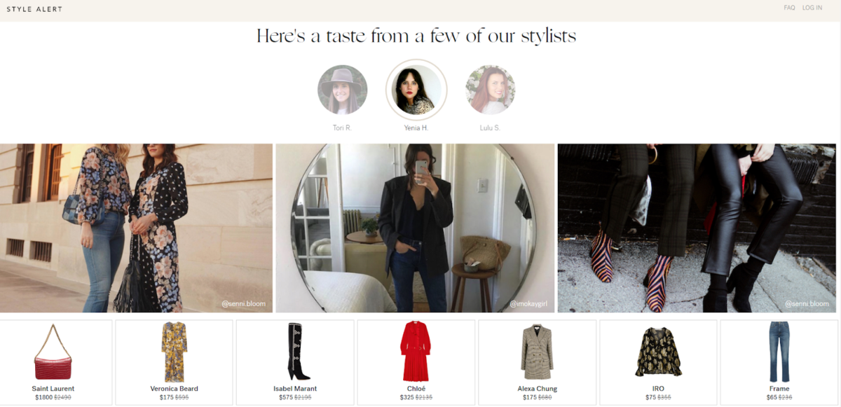 Style Alert Homepage