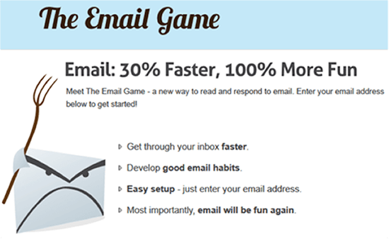 ภาพหน้าจอของ The Email Game