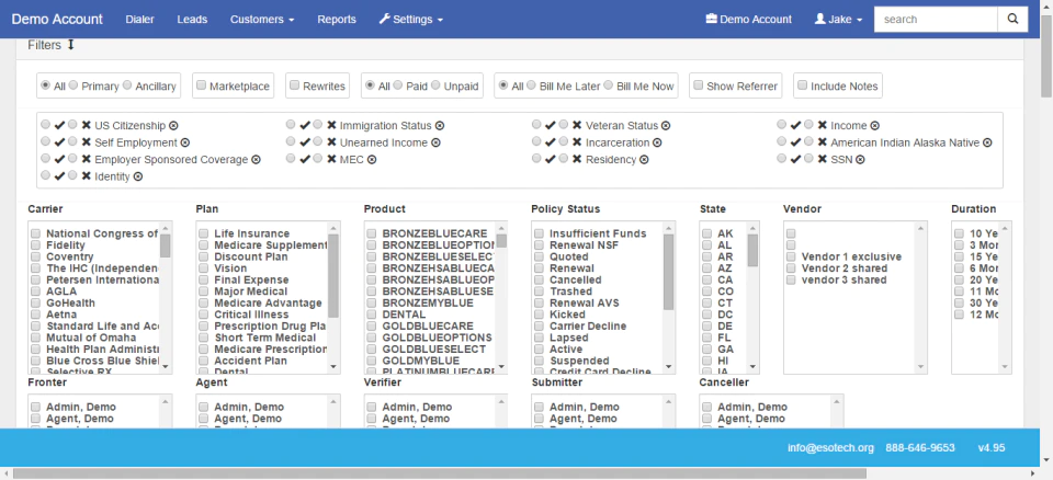 TLD CRM 用户界面