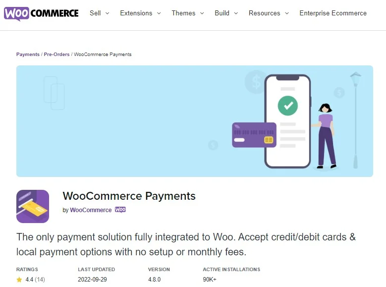 Perbandingan WooCommerce vs Squarespace tentang gateway pembayaran