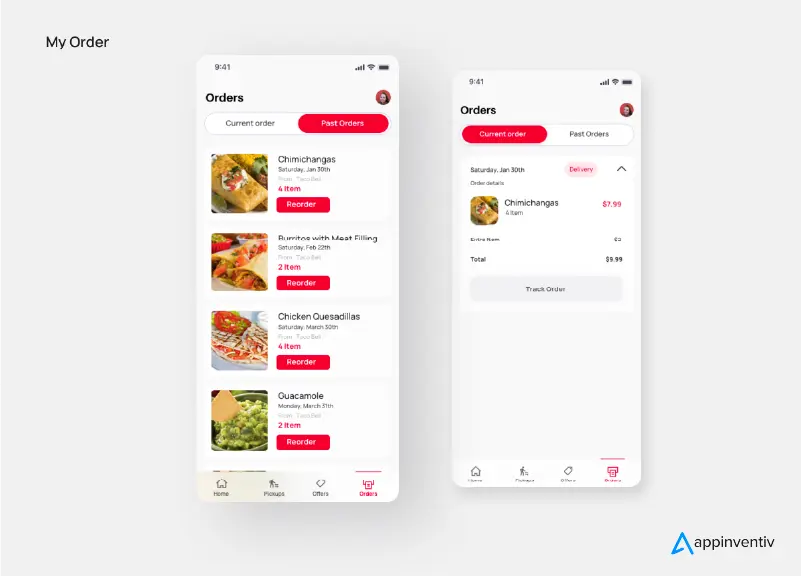 food delivery app