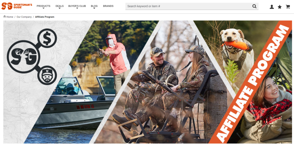 13 meilleurs programmes d'affiliation de chasse Sportsman Guide