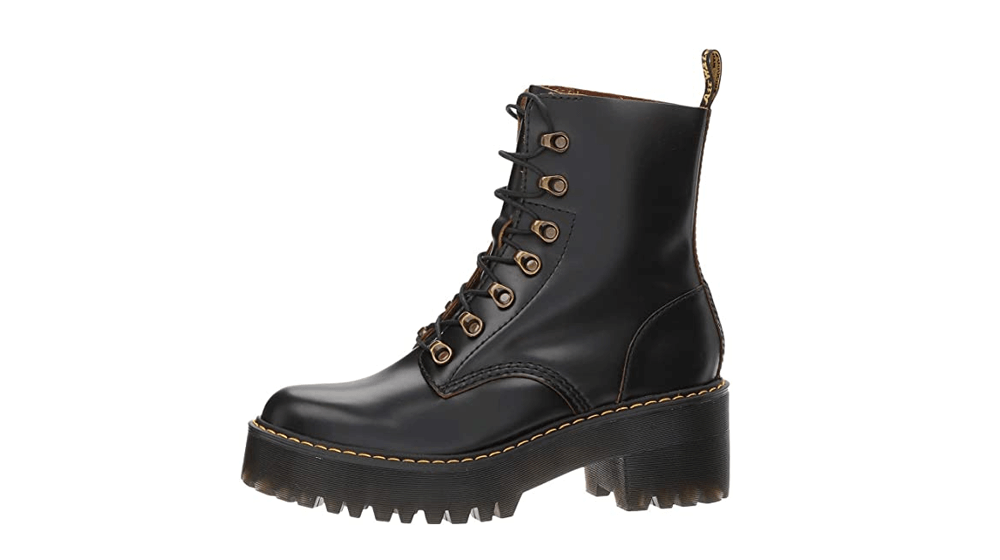 Dr. Martens 女士 Leona 时尚靴