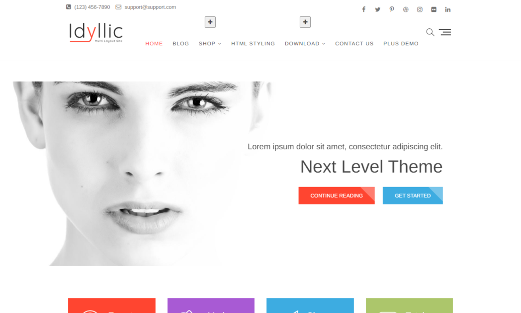 Idyllic WooCommerce Theme