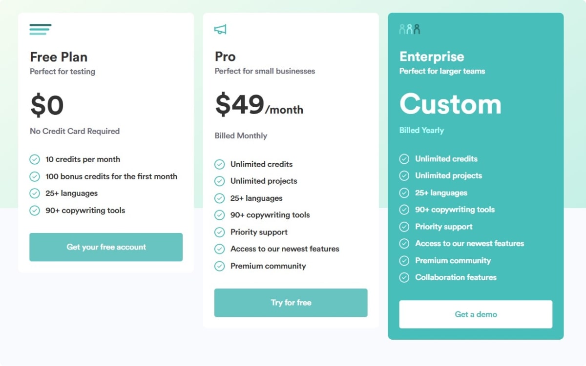 copy-ai-pricing-plans