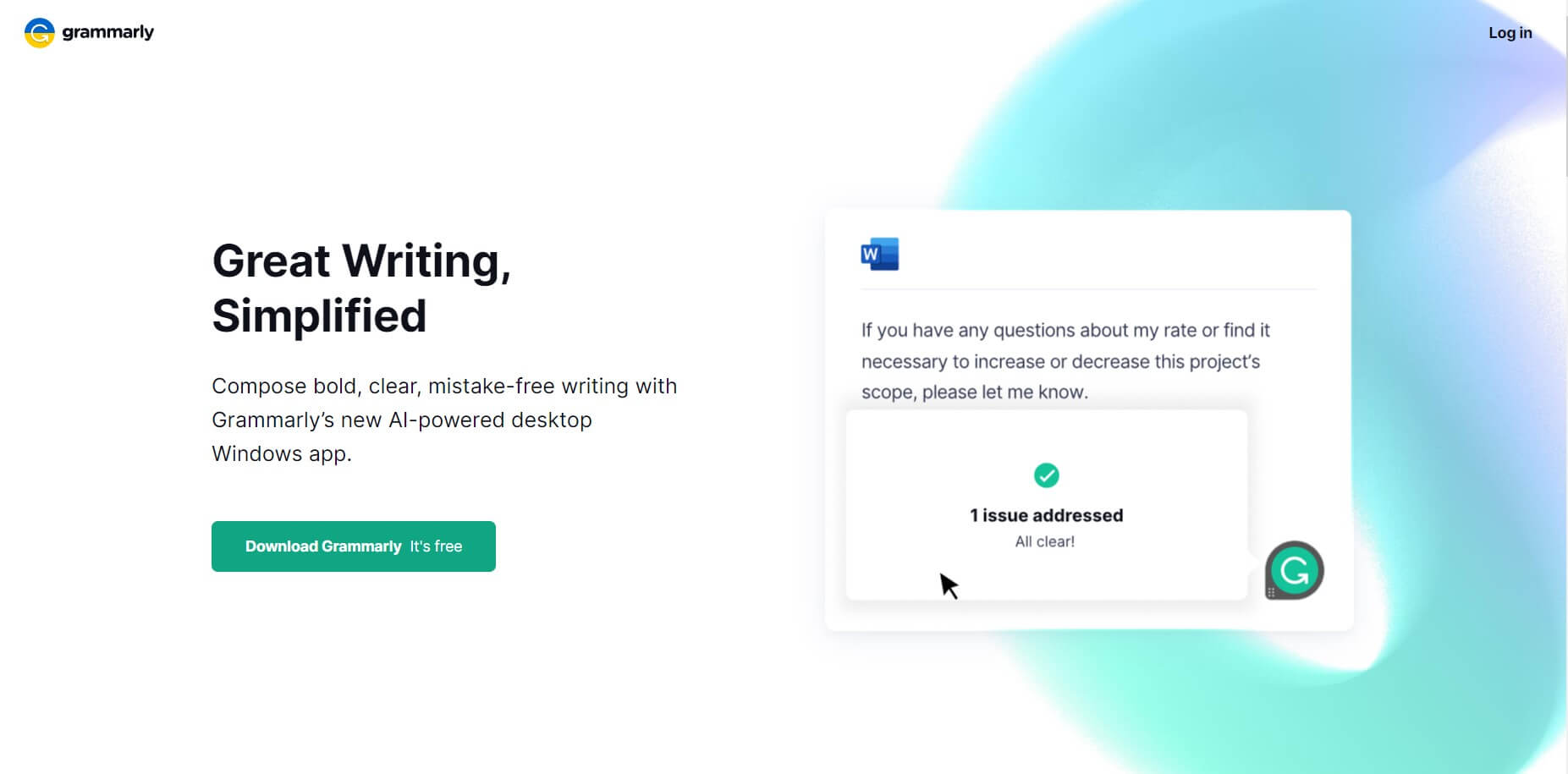 grammarly-โฮมเพจ