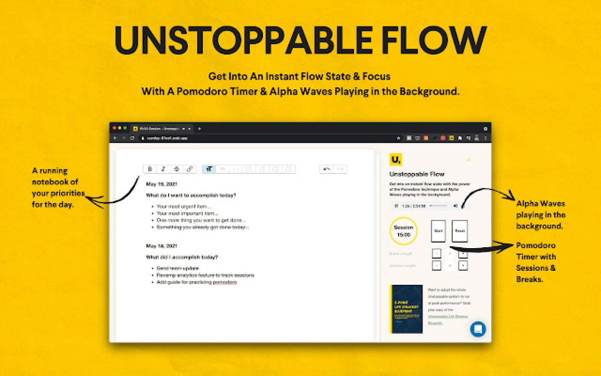 unstoppable-flow-extension-โฮมเพจ